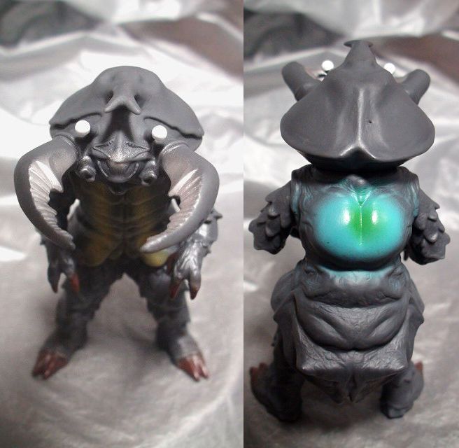 ウルトラマン ⑤ バンダイ ウルトラ 怪獣 500シリーズ ソフビ人形 アントラー 2013年「検 バラージの青い石 円谷 特撮 ミドルサイズ ユタカ_画像3