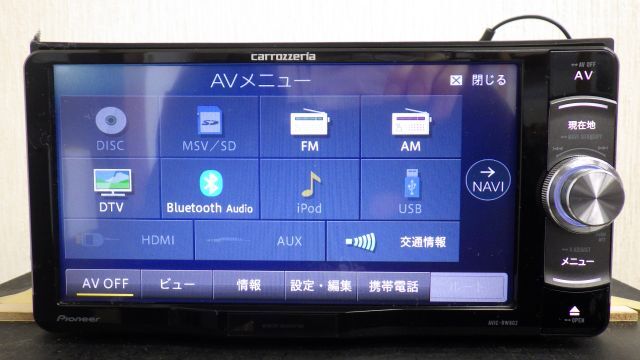 *2018 год Carozzeria 7 дюймовый *AVIC-RW802 Bluetooth Full seg DVD CD запись SD радио HDMI AUX USB i-Pod