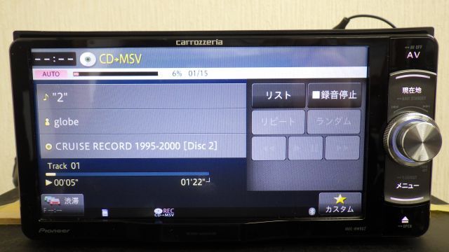 *2018 год Carozzeria 7 дюймовый *AVIC-RW802 Bluetooth Full seg DVD CD запись SD радио HDMI AUX USB i-Pod