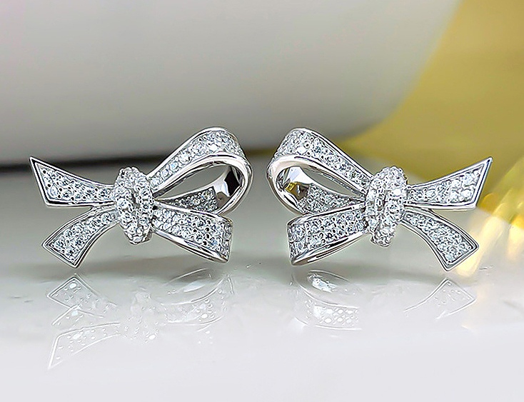 N2501278*Bigstone*[ лента ..] очарование . глянец * мода чувство выше * Европа и Америка очень популярный серьги 