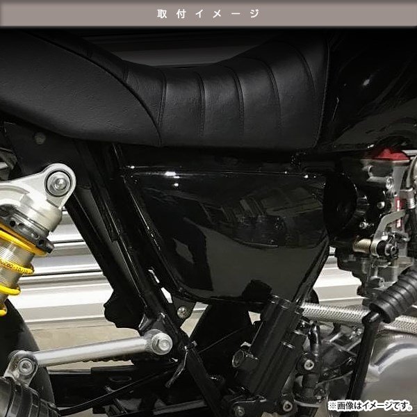 AC16 AC18 エイプ50 サイドカバー 左右セット ブラック カスタム 外裝 補修 リペア ドレスアップ アクセサリー 修理