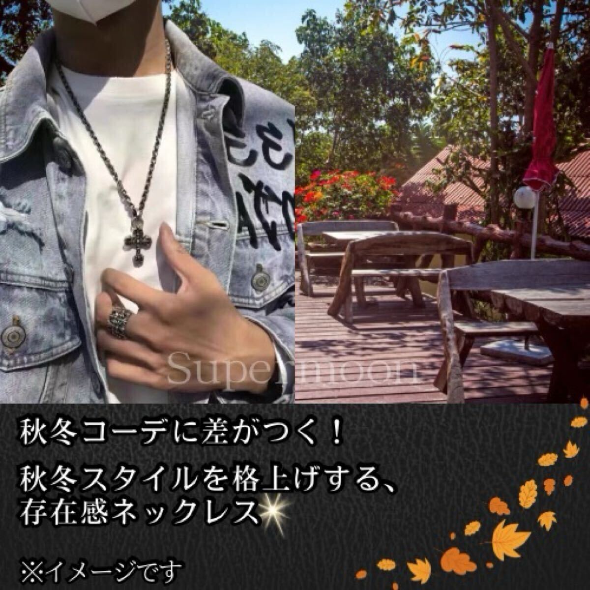 シルバー925ネックレス クロスデザイン S925刻印 メンズレディース60cm ペンダント 十字架 シルバー シルバー925 コーティングネックレス_画像9