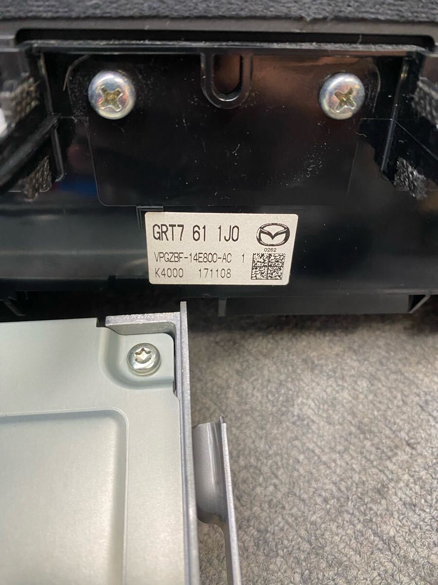 マツダ アテンザ 後期型 純正マツコネディスプレイ カーナビモニター GJ系 取り外し品_画像3