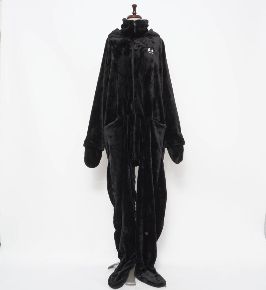 Bauhutte バウヒュッテ ゲーミング着る毛布 ダメ着4Gネクスト オールインワン レディース 黒 ブラック サイズM*HD1348_画像1