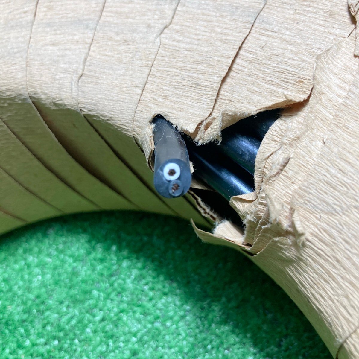 浜睦c048 三ツ星 スターソフト ビニルキャブタイヤ丸形コード「SVCTF」■2芯(白・黒) 外径φ7.5mm 約10kg_画像3