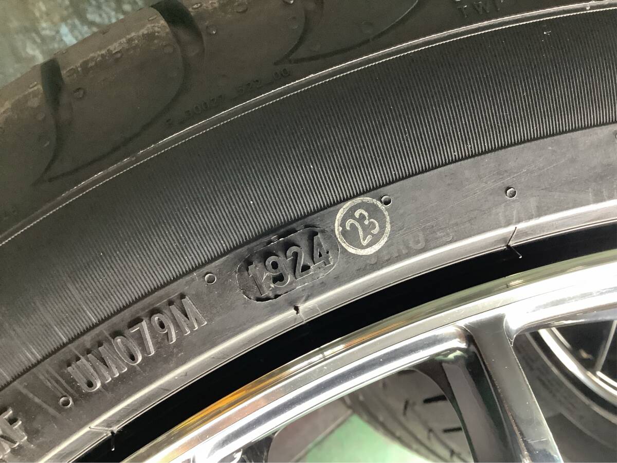 【中古+未使用】レイズ ホムラ 2x9 18x7.5J 5H 114.3 +50 4本 1台分 215/45R18 カスタム ノア ヴォクシー ステップワゴン MAZDA3 アクセラ_画像8