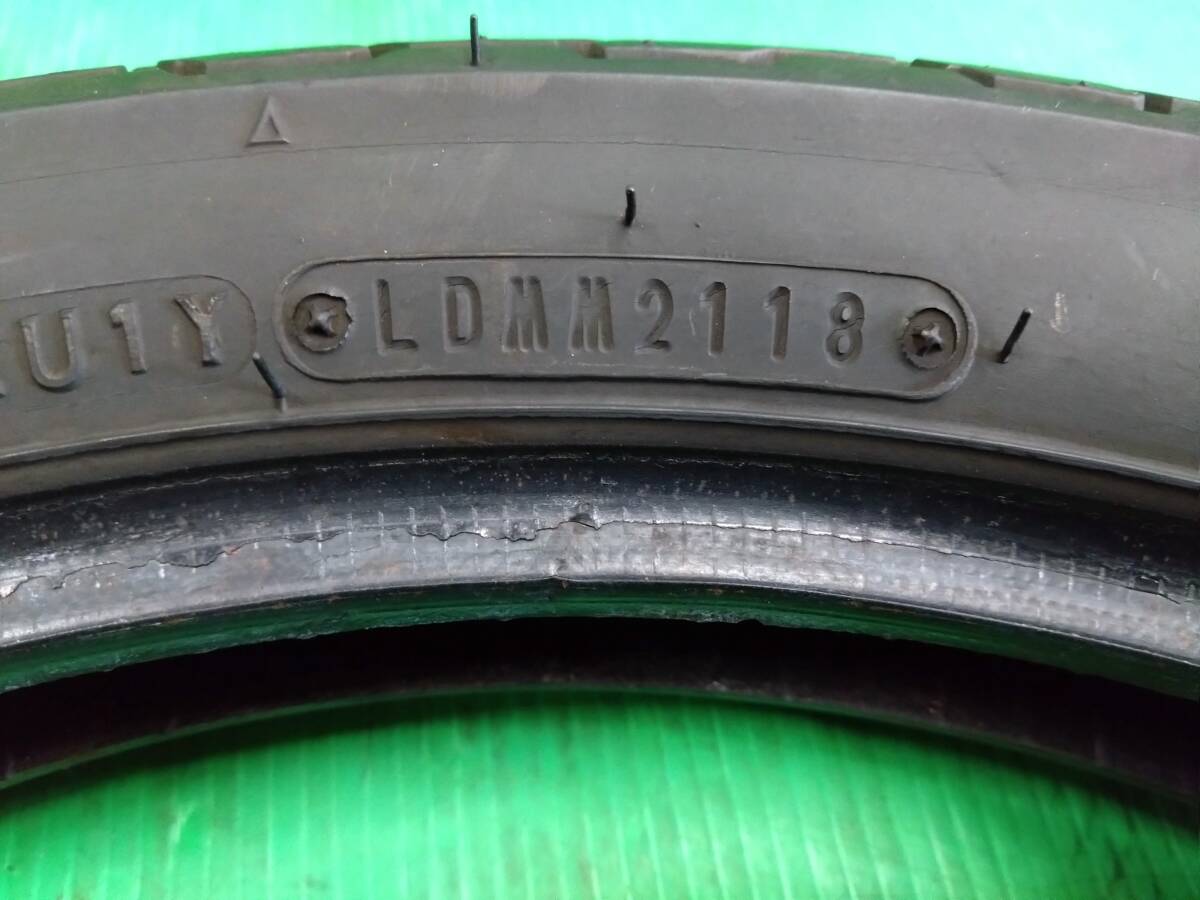 160 1F DUNLOP ダンロップ K527A 90/90-18 フロント チューブタイヤ 中古 20251021_画像6