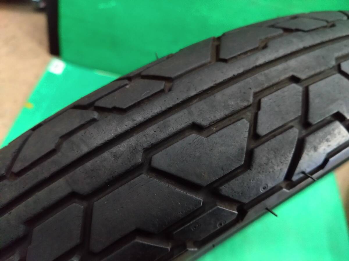 160 1F DUNLOP ダンロップ K527A 90/90-18 フロント チューブタイヤ 中古 20251021_画像7