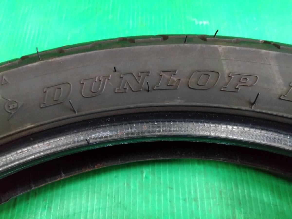 160 1F DUNLOP ダンロップ K527A 90/90-18 フロント チューブタイヤ 中古 20251021_画像4