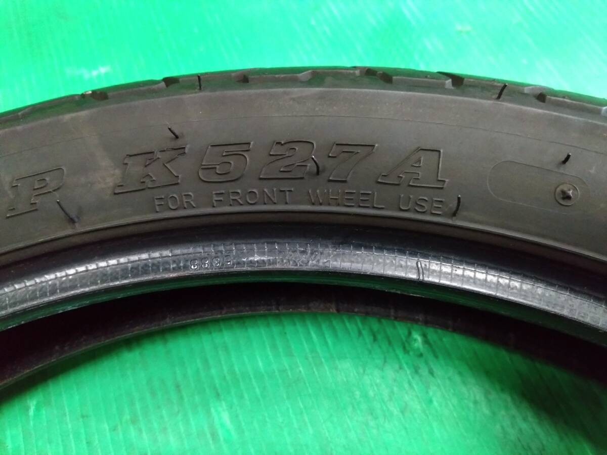 160 1F DUNLOP ダンロップ K527A 90/90-18 フロント チューブタイヤ 中古 20251021_画像5