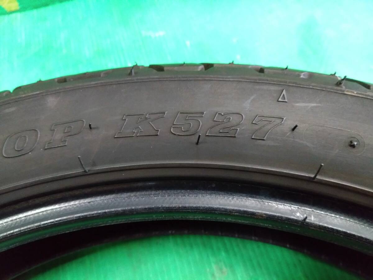 160 1F DUNLOP ダンロップ K527 110/90-18 チューブタイヤ 中古 20251021_画像5