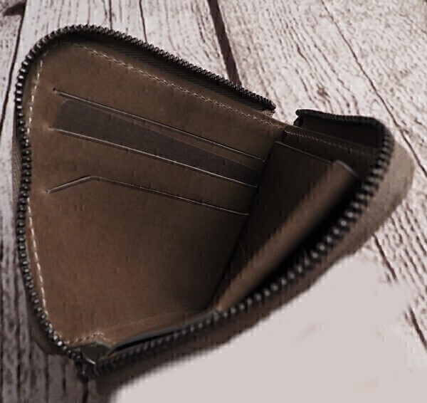 新品展示品定価1.2万円 Silvano Biagini シルヴァーノビアジーニ イタリア製 L字財布 灰(Grafite) 7848074 ラスト_画像3