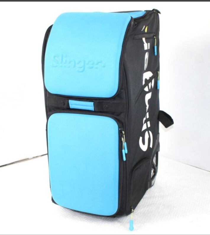 スリンガーバッグ テニスバッグ 首振りボードあり ボールマシーン 球出し_画像1