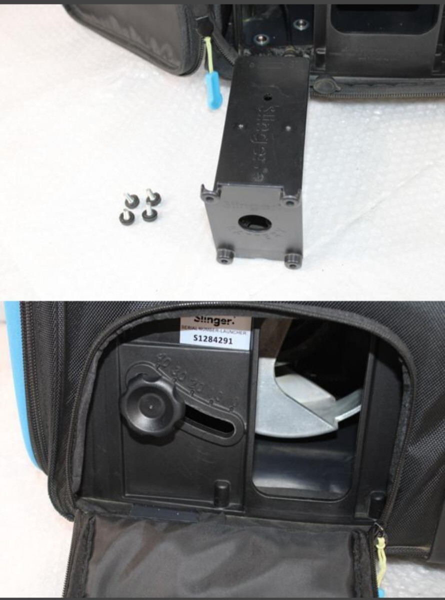 スリンガーバッグ テニスバッグ 首振りボードあり ボールマシーン 球出し_画像6