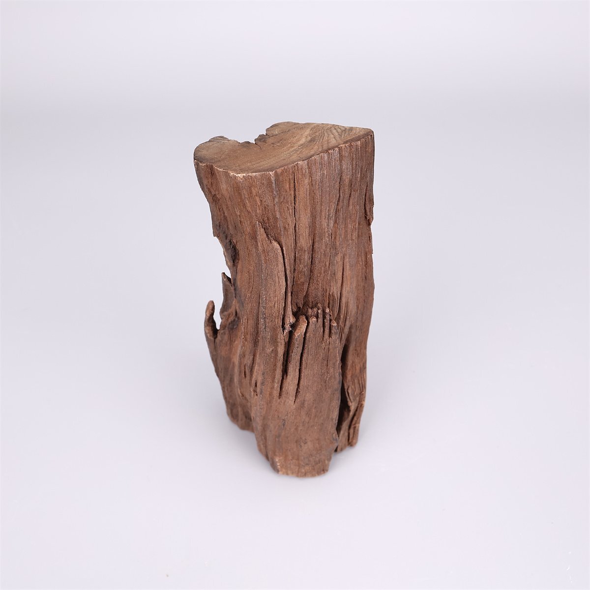 【吉】MB782 唐物 【老山白檀】 白檀香木 高13㎝ 重208g／時代物！_画像5