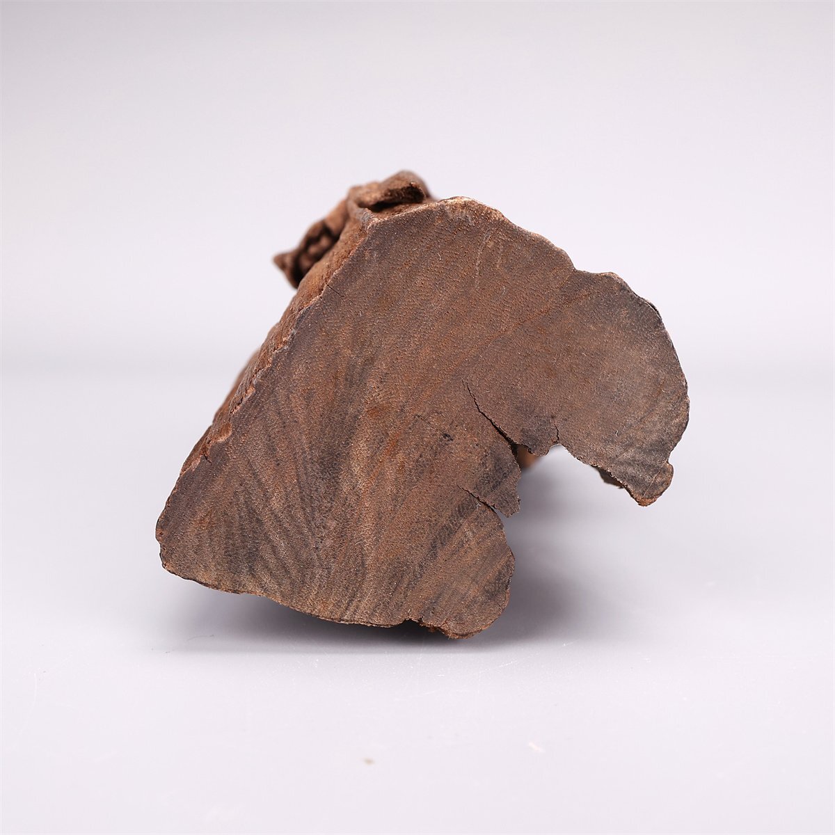 【吉】MB782 唐物 【老山白檀】 白檀香木 高13㎝ 重208g／時代物！_画像9