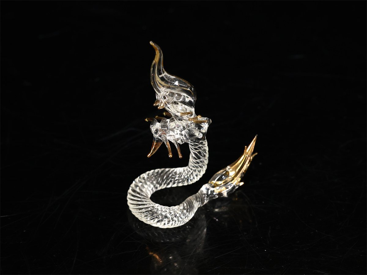 [.]PC763 SWAROVSKI [ Swarovski ] crystal стекло золотая краска металлические принадлежности животное маленький украшение 5 пункт | прекрасный товар!