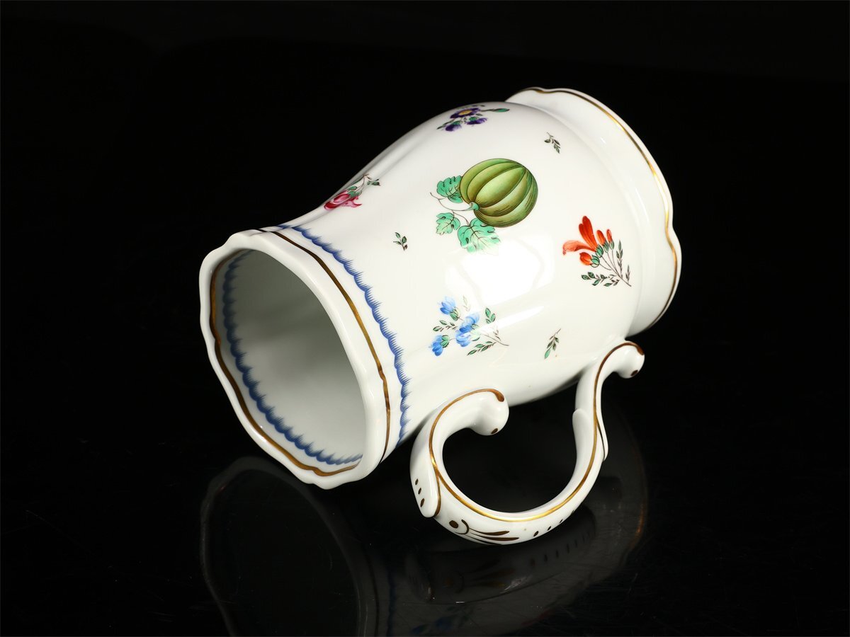 【吉】CN583 Richard Ginori 【リチャードジノリ】 1983 キリンビアマグ ビアジョッキ マグカップ／箱の発泡スチロール無し 美品！_画像5