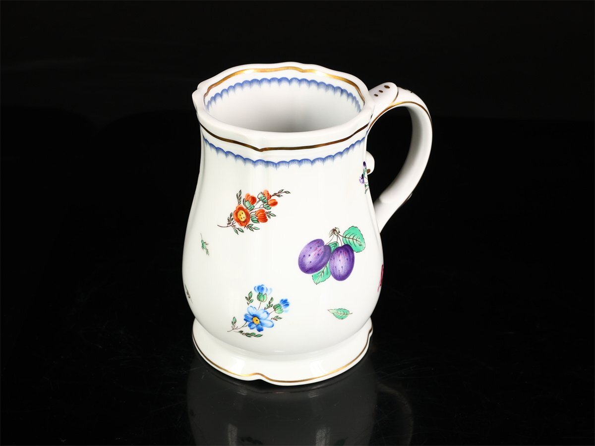 【吉】CN583 Richard Ginori 【リチャードジノリ】 1983 キリンビアマグ ビアジョッキ マグカップ／箱の発泡スチロール無し 美品！_画像4