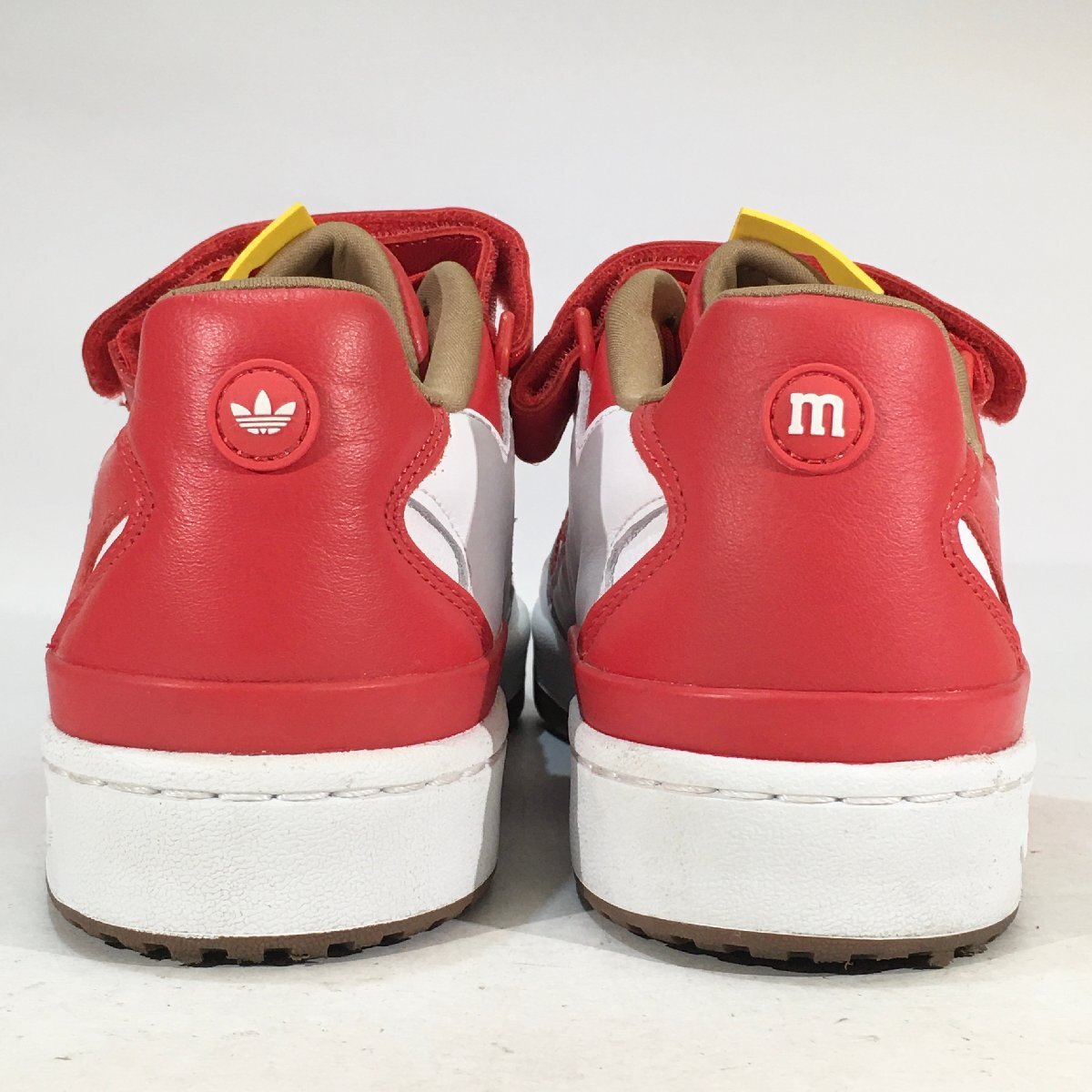 26.5cm adidas FORUM LO 84 -M&MS GZ1935 アディダス フォーラム ロー 84 M&Ms レッド H2-119652 2100000301294 TYO_画像5