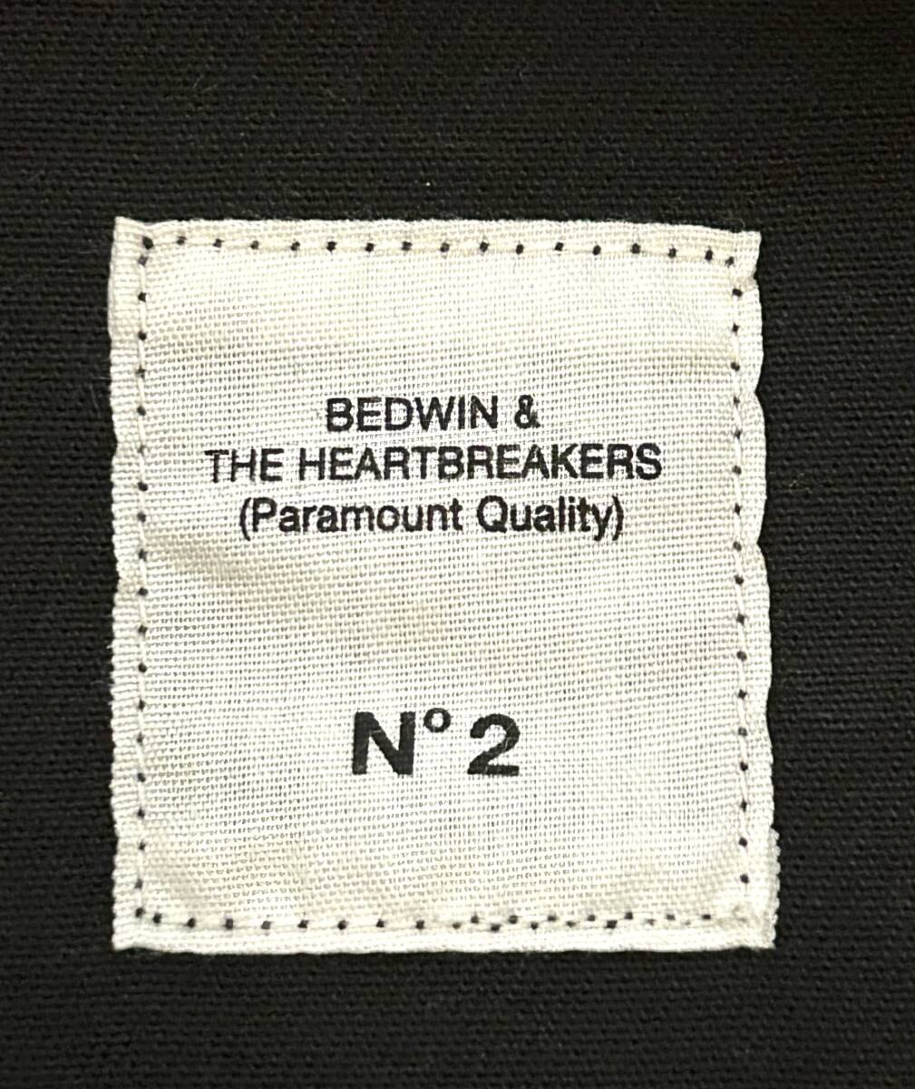 【美品】BEDWIN & THE HEART BREAKERS × DICKIES WORK JKT（2）黒 ベドウィン ディッキーズ ワーク カーゴ ジャケット 短丈 ボックス_画像7