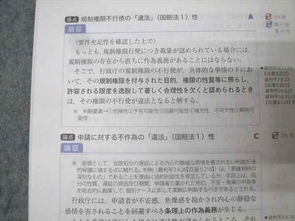 アガルートアカデミー 司法試験 総合講義論証集 行政法 2022年合格目標 状態良 006s4C_画像5