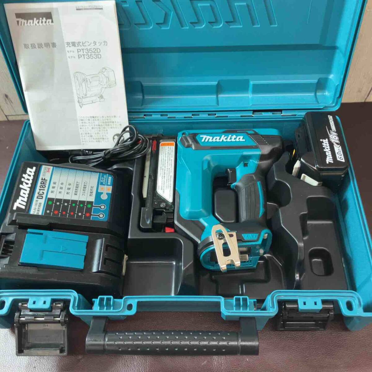 【中古品】★マキタ(makita) コードレスピンネイラ PT353DRG 18V【東大和店】_画像1