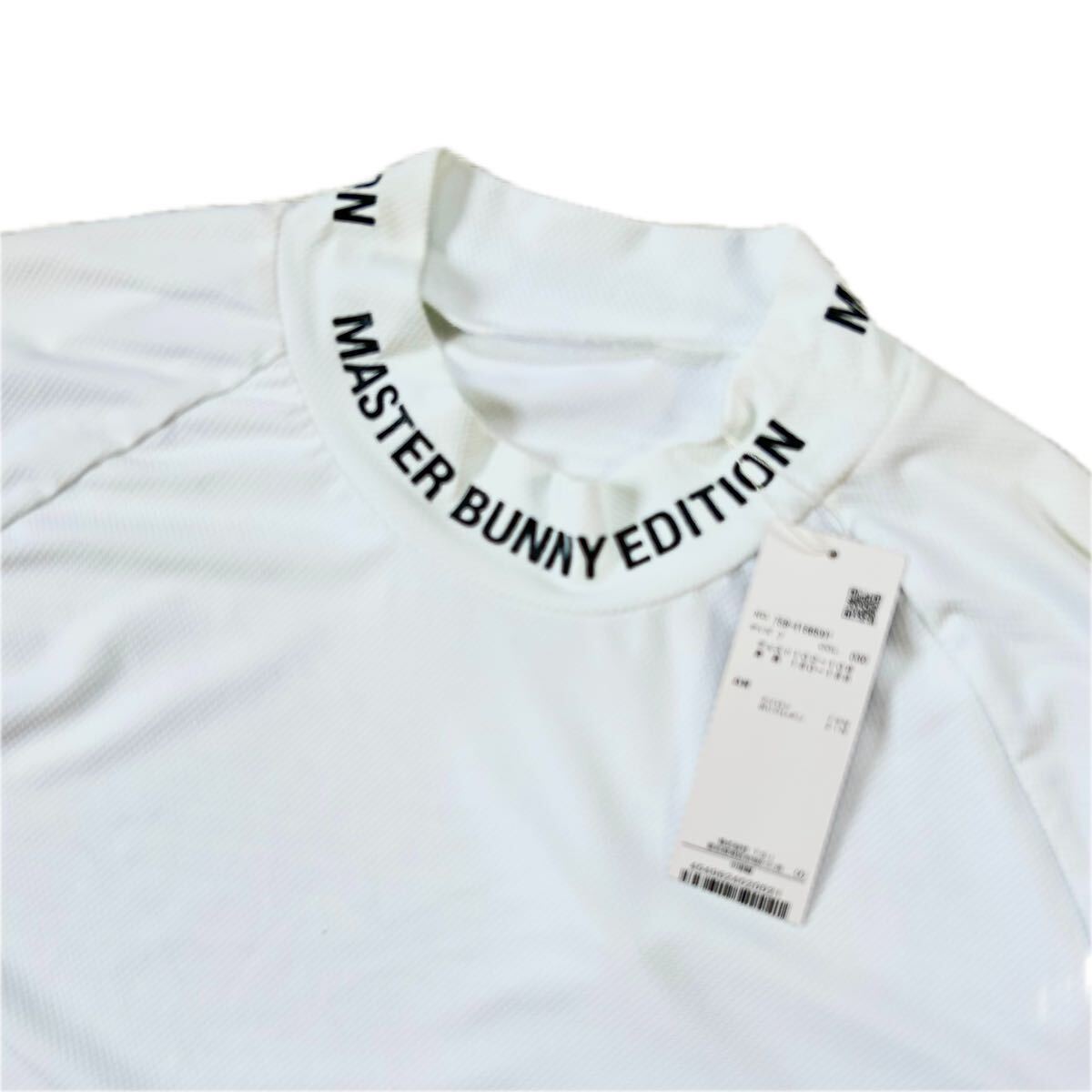 ☆新品☆マスターバニー by PEARLY GATES / サイズ7 / MBE ネックロゴデザイン モックネックシャツ / サイズ7_画像4