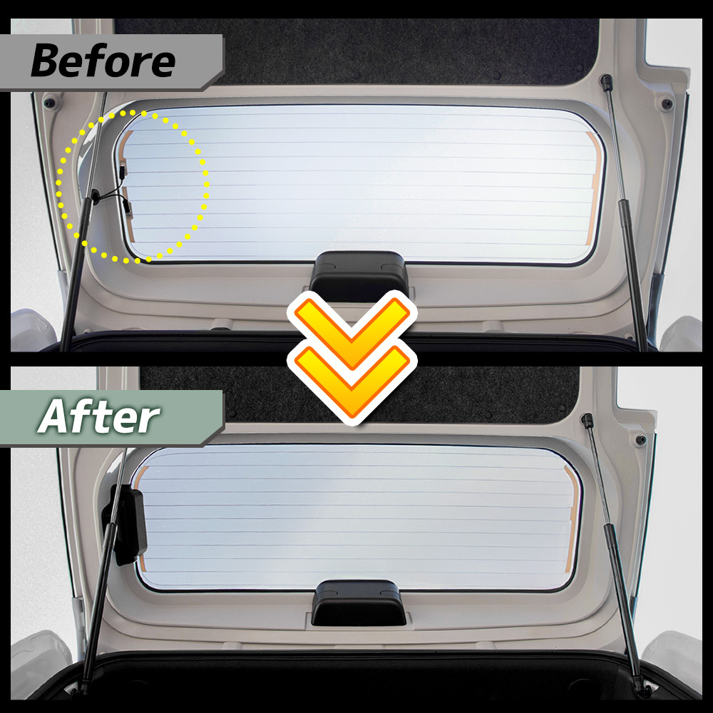 タフト 専用 リアデフォッガーカバー TAFT リアドア 電熱線 保護カバー 断線防止 内装 カスタム パーツ DAIHATSU ダイハツ [2]の画像7