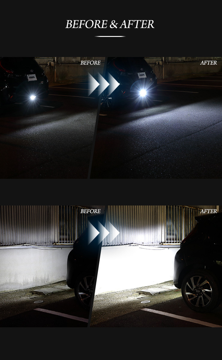 トヨタ アクア MXPK10/11/15/16系専用 純正LEDバックランプ 交換用バルブ AQUA_画像7