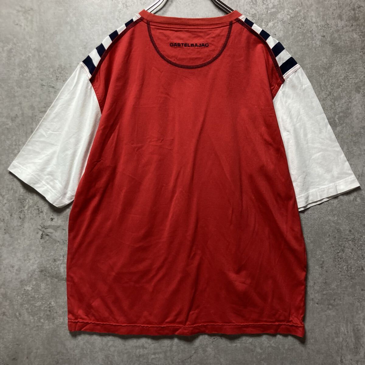 CASTELBAJAC SPORT Castelbajac спорт переключатель нашивка футболка cut and sewn короткий рукав tops размер 3 унисекс .. Bear 