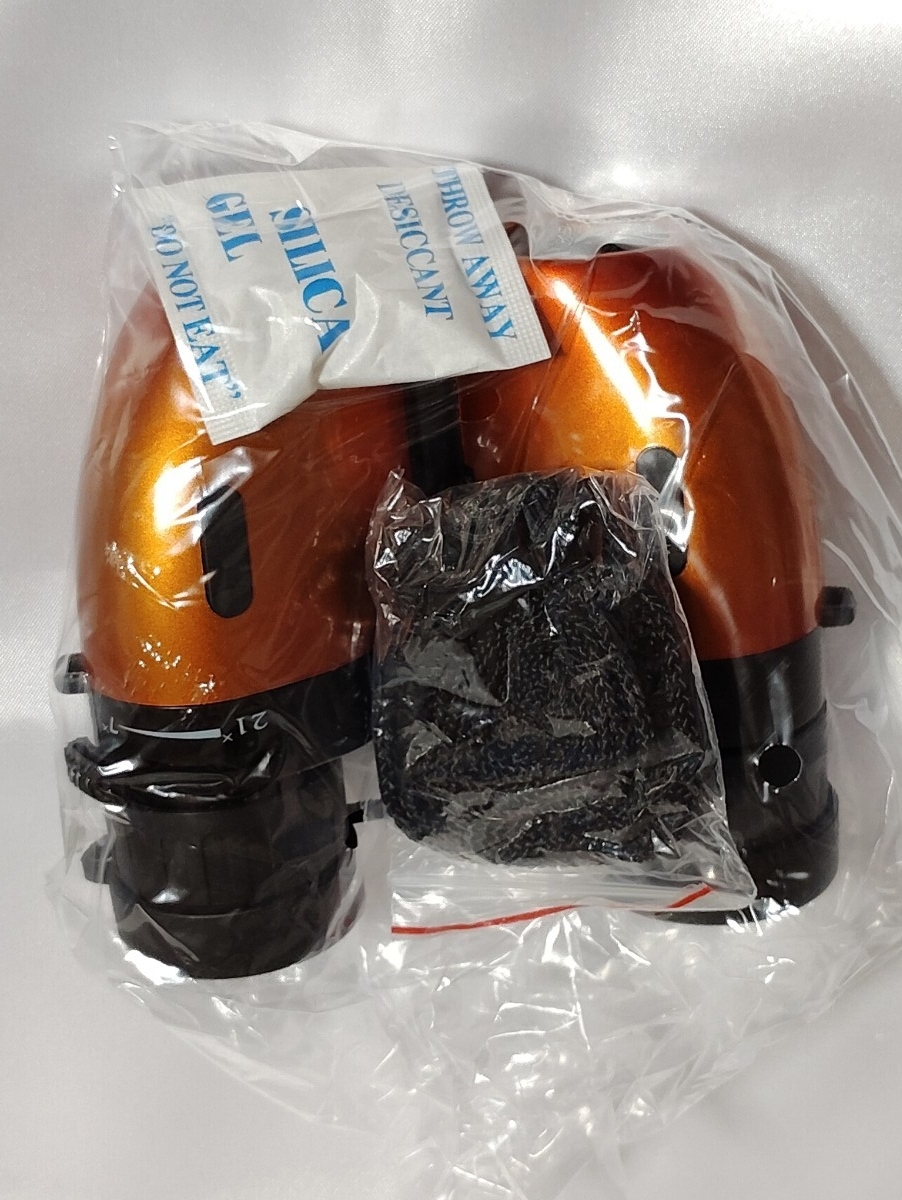 Y2096 : Kenko 双眼鏡 オレンジ セレスGⅢ C03 ケンコー 新品未使用 倍率7-21倍_画像5