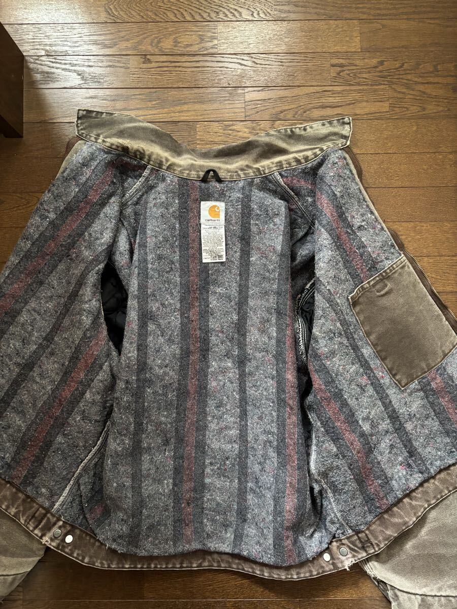 00s CARHARTT カーハート デトロイトジャケット XL 鬼フェード USA製の画像5