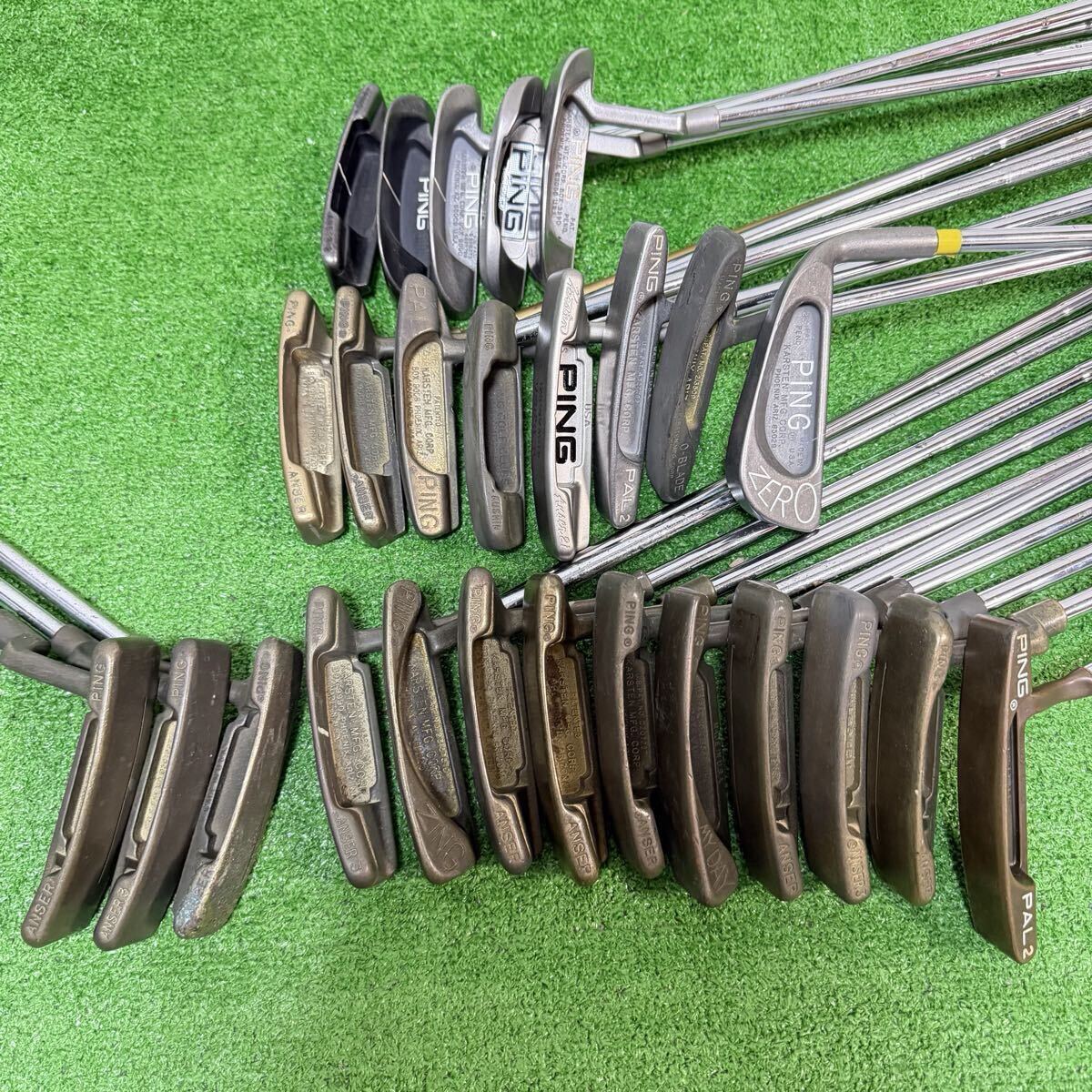 1円スタート　激レア　PING ヴィンテージ　パター　まとめ　KARSTEN PAL ANSER O-BLADE MYDAY ZING KUSHIN など　ゴルフクラブ　コレクター_画像2
