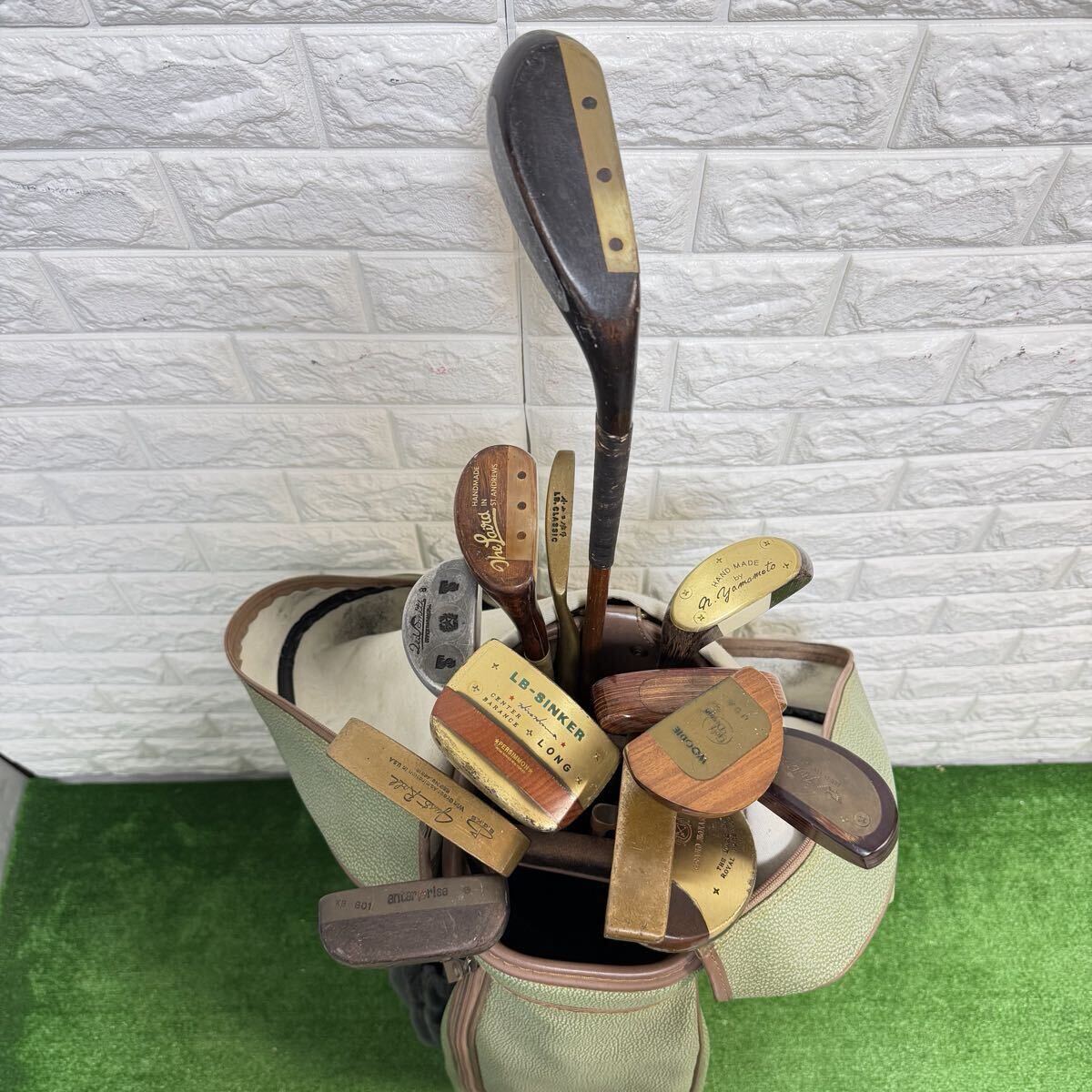 1円スタート　ゴルフクラブ　ヴィンテージ　パター　まとめ　ヒッコリー　ウッドパター　セントアンドリュース　HONMA など　保管品_画像1