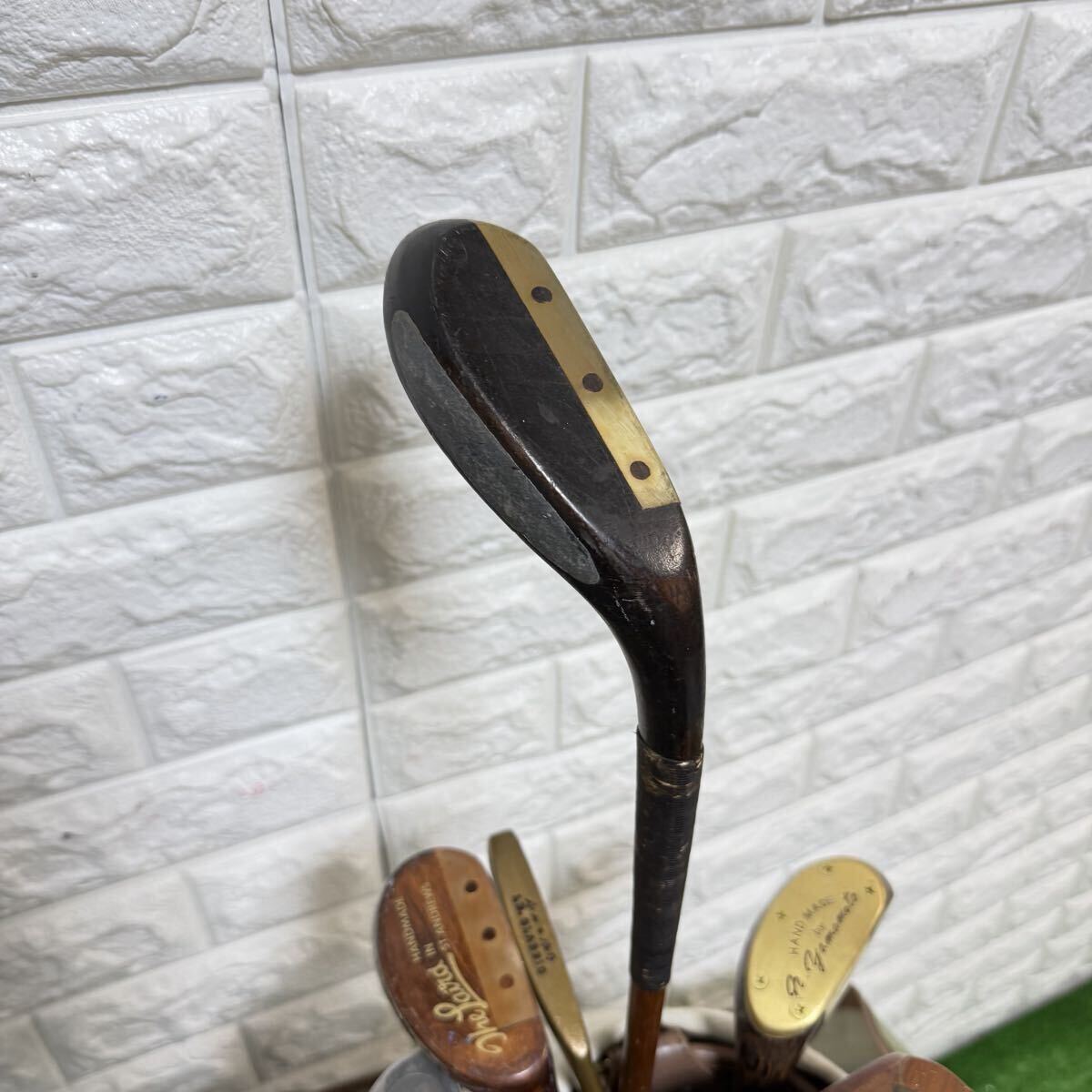 1円スタート　ゴルフクラブ　ヴィンテージ　パター　まとめ　ヒッコリー　ウッドパター　セントアンドリュース　HONMA など　保管品_画像3