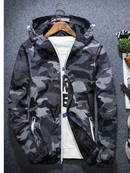 メンズ レディース パーカー 迷彩 カモフラ 小さい 大きいサイズ 裏地あり カモフラージュ M L XL 2XL 3XL 4XL 5XL ブルー レッド グレー_画像6