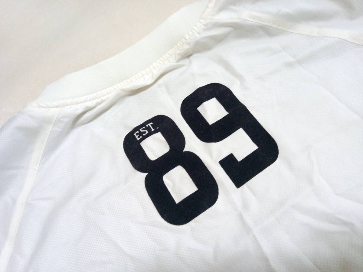 美品　PEARLY GATES　パーリーゲイツ　起毛ワッペン　メンズスニードジャックブルゾン　オフfホワイト撥水裏蓄熱保温素材　メンズ5　L相当_画像6