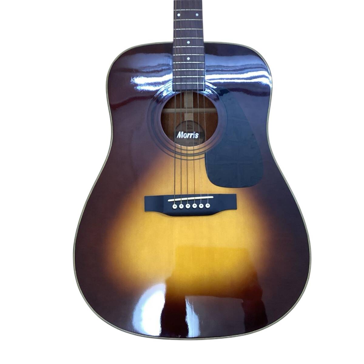 ■MORRIS モーリス アコースティックギター MD-520TS 音出し確認OK ソフトケース 中古品 2.98kg_画像4