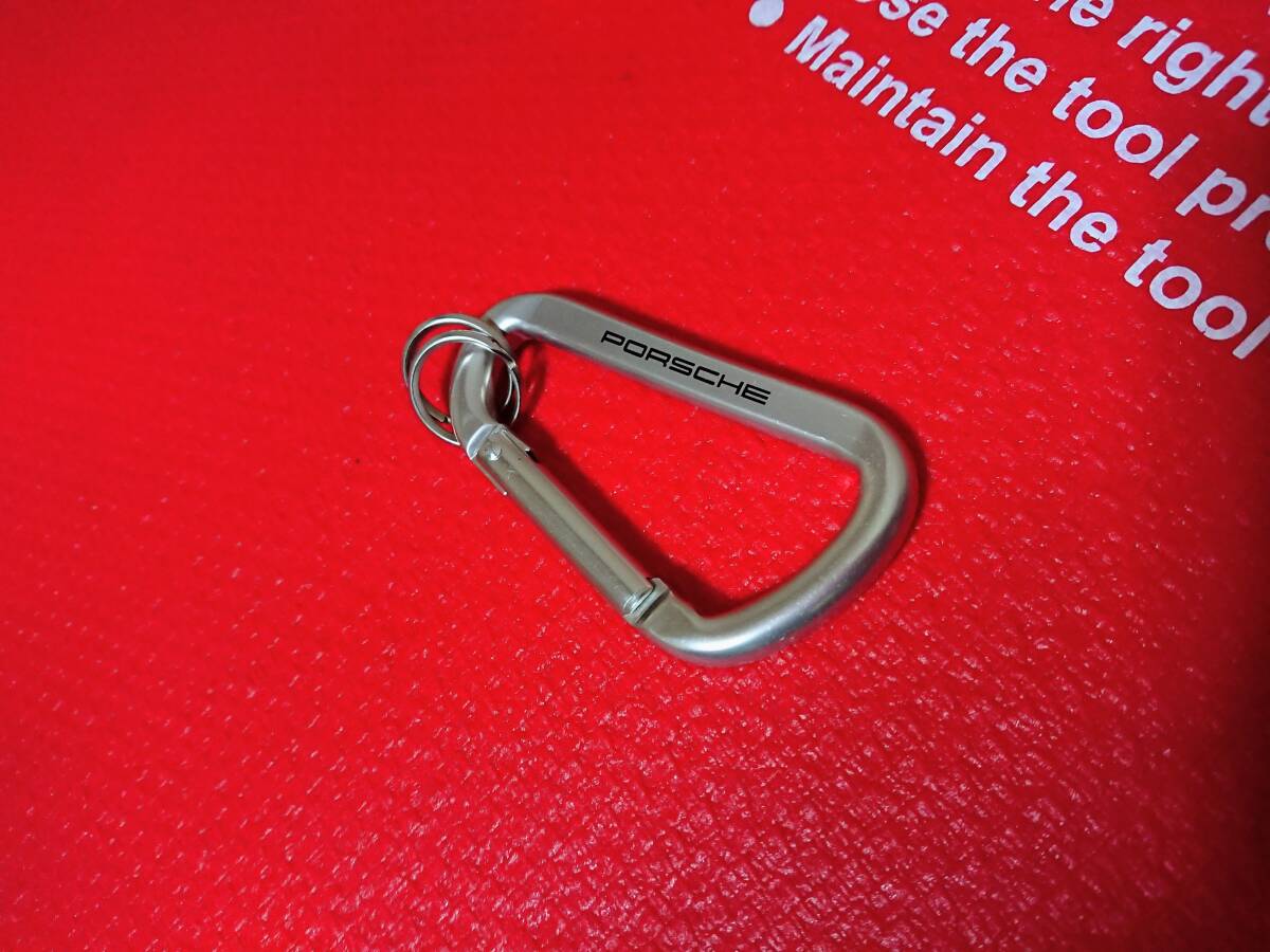 ポルシェ オリジナル カラビナ キーホルダー 981 987 986 996 997 991 970 カレラ ケイマン ボクスター パナメーラ カイエン マカン 希少_画像3