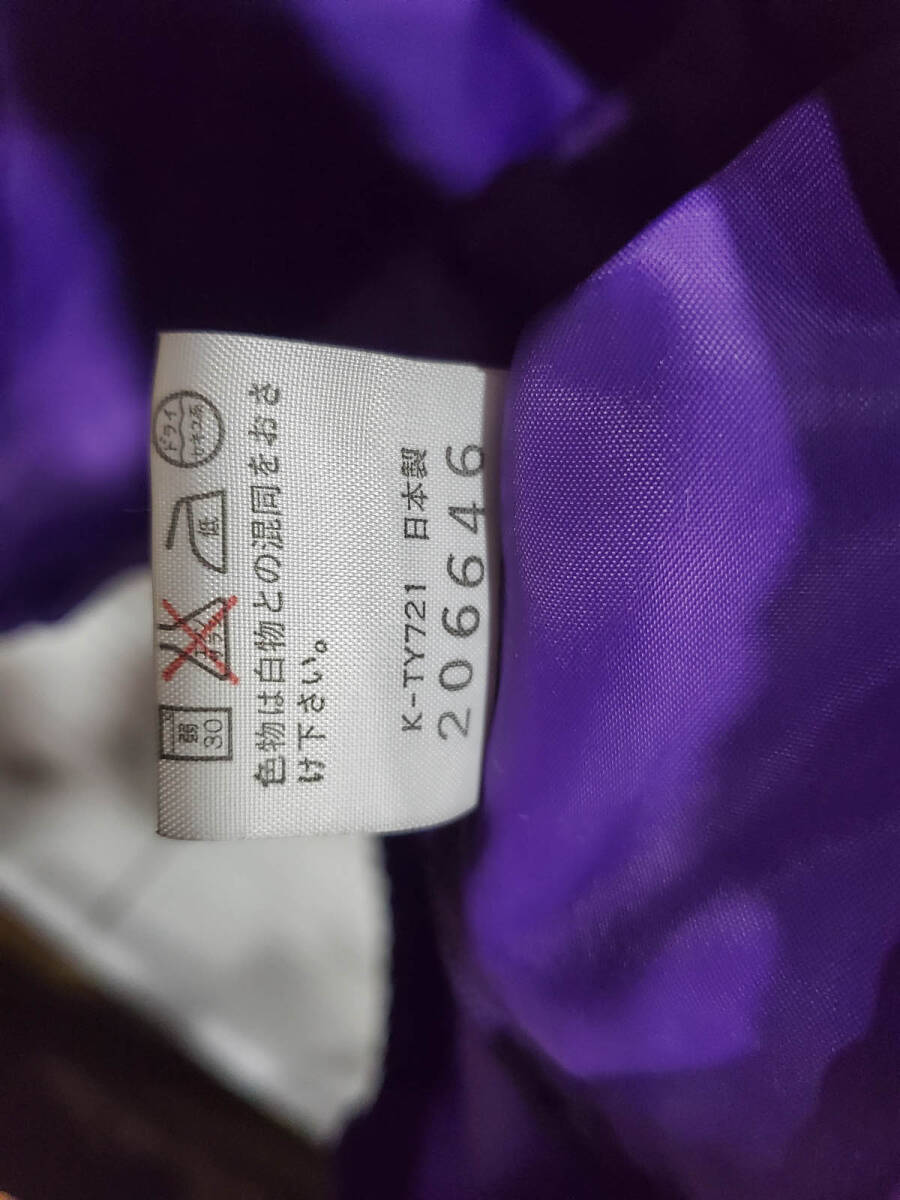 エネーレ 希少ennerre 日本製 パープル ウインドブレーカー トレーニングジャケット ロンT イタリア made in Japan_画像5