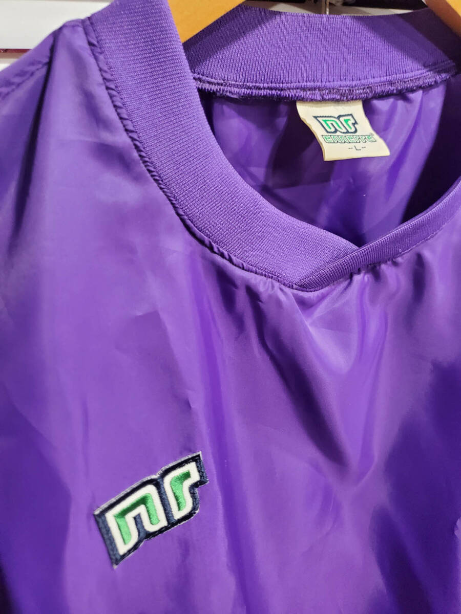 エネーレ 希少ennerre 日本製 パープル ウインドブレーカー トレーニングジャケット ロンT イタリア made in Japan_画像2