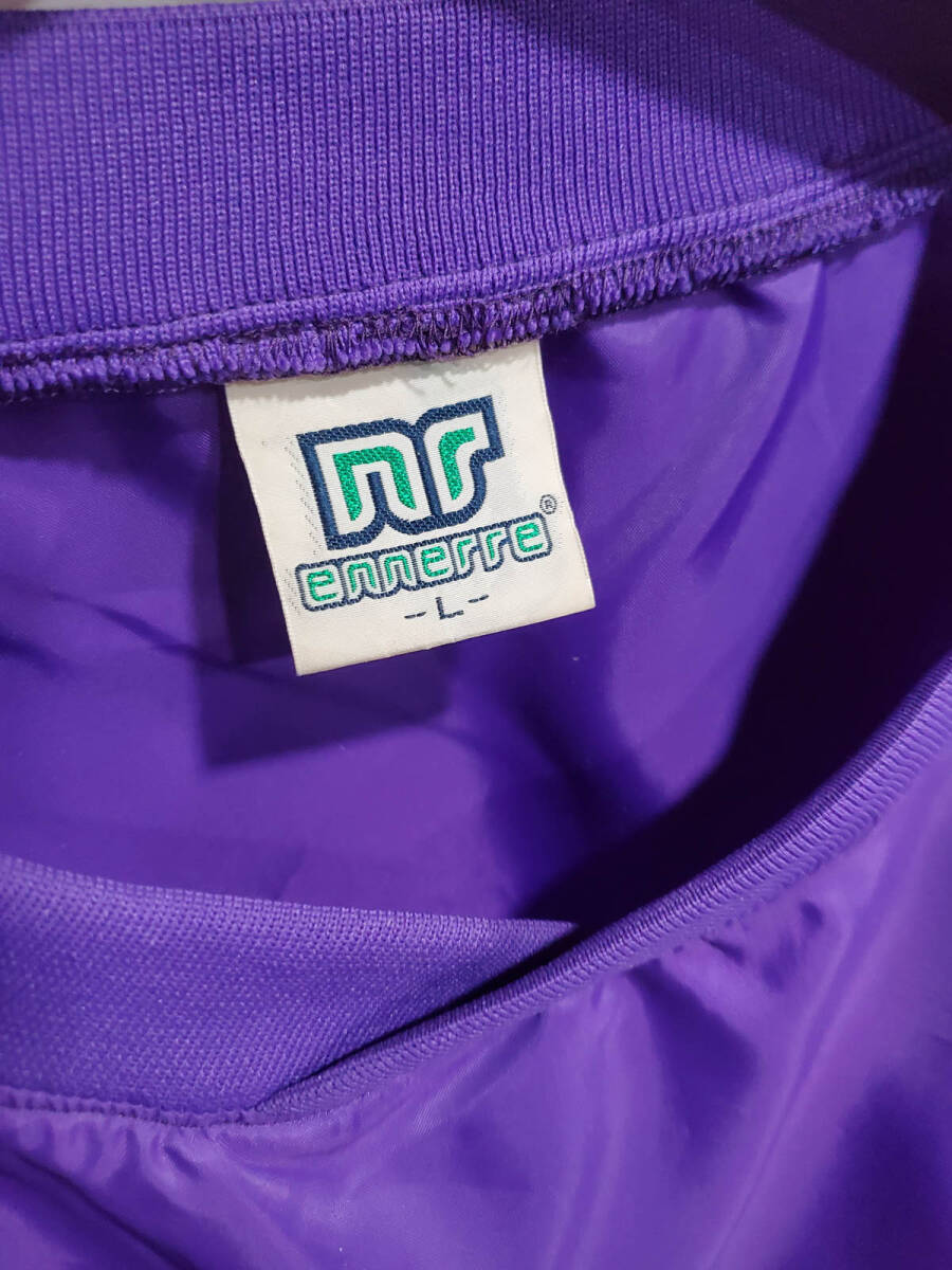 エネーレ 希少ennerre 日本製 パープル ウインドブレーカー トレーニングジャケット ロンT イタリア made in Japan_画像3