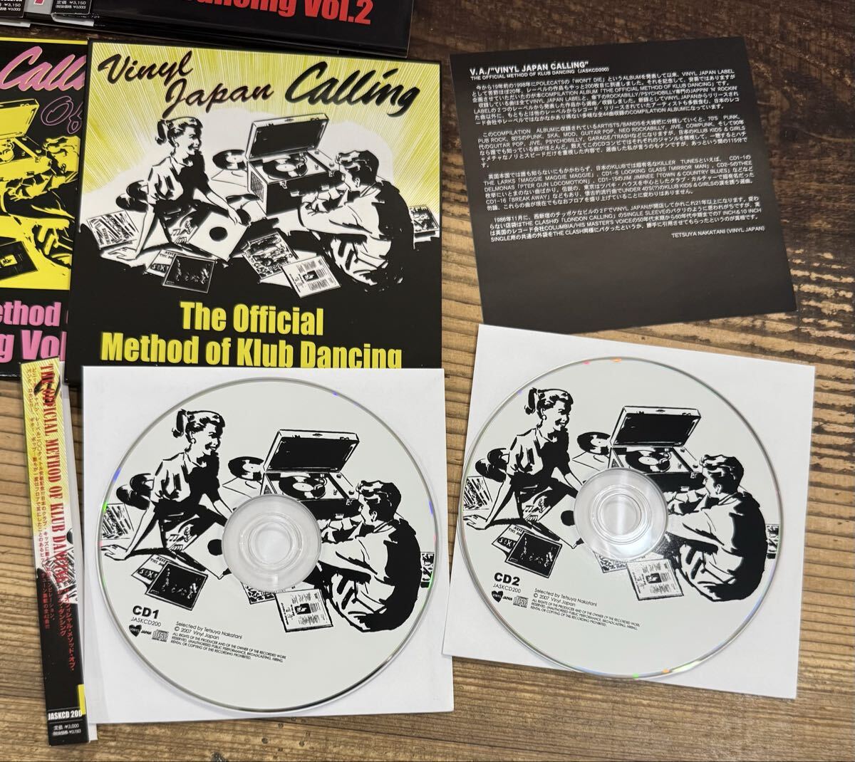 PUNK GARAGE 帯付 2CD 4タイトルセット 名コンピ】Official Method Of Klub Dancing Vol.1-3■Pogo Dancing■VINYL JAPAN■ROCKABILLY R&R _画像3