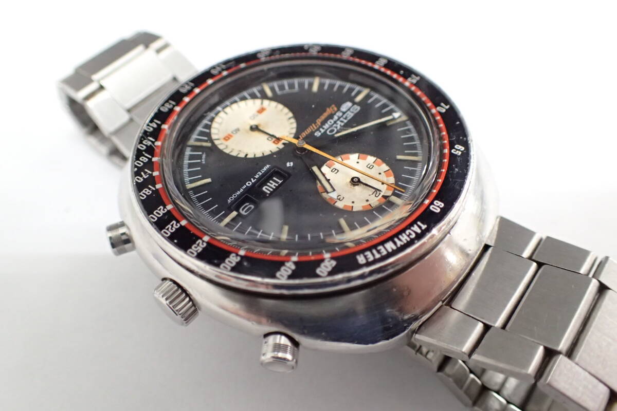 セイコー ファイブスポーツ スピードタイマー 6138-0010 自動巻 腕時計_画像9