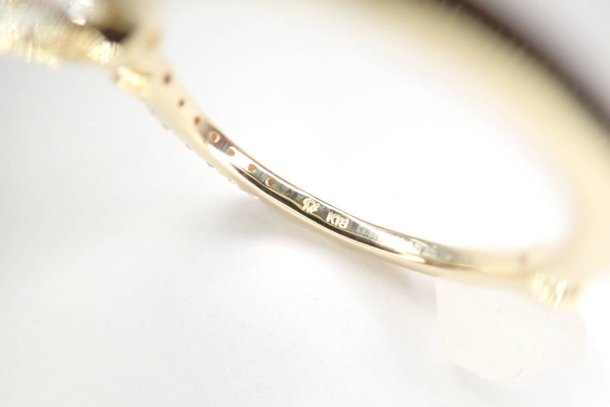31/美品 セイレーンアズーロ K18 ダイヤ0.303ct リング 指輪_画像5