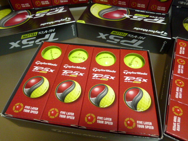 ◆４ダース！2024年/最新！New TP5x！日本正規品【TaylorMade】テーラーメイド New TP5X /イエロー/新品/YE【5層構造】_画像3