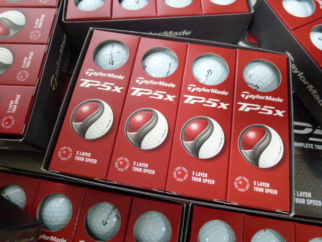 ◆2024年/最新!New TP5x!日本正規品【TaylorMade】テーラーメイド New TP5X/WH/2ダース/ホワイト/新品【5層構造】_画像3