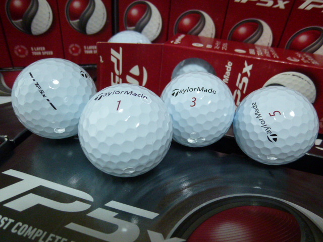 ◆2024年/最新!New TP5x!日本正規品【TaylorMade】テーラーメイド New TP5X/WH/2ダース/ホワイト/新品【5層構造】_画像4