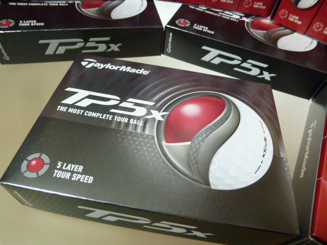 ◆2024年/最新!New TP5x!日本正規品【TaylorMade】テーラーメイド New TP5X/WH/2ダース/ホワイト/新品【5層構造】_画像7